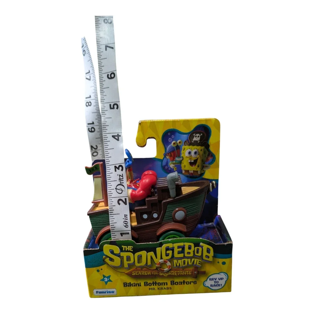 SPONGEBOB MOVIE - Search for Squarepants Bikini Bottoms Boaters -Mr Krabs - NWT